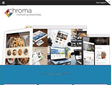 Tablet Screenshot of chroma-marketing.com